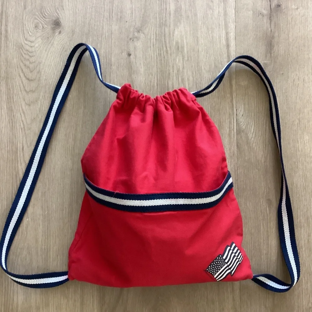 RED WHITE AND BLUE KIDS BACKPACK